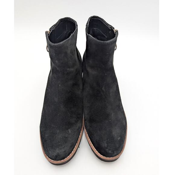 Vionic Hazal Ankle Boots Water Repellent Side Zip Women's Black Size US7 EU37 - Picture 9 of 13